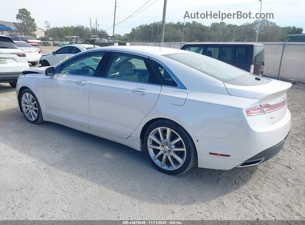 3LN6L2LU7GR632012 2016 LINCOLN MKZ HYBRID White Trasero izquierdo