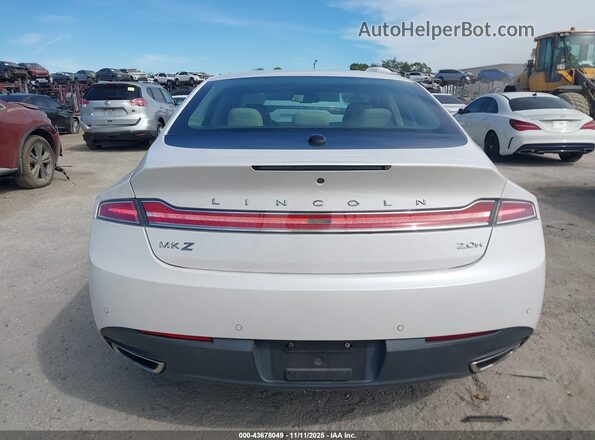 3LN6L2LU7GR632012 2016 LINCOLN MKZ HYBRID White 