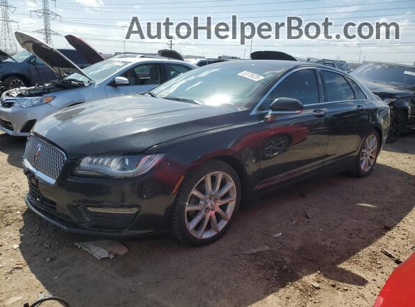 3LN6L5B92JR601482 2018 LINCOLN MKZ Черный Передняя левая четверть