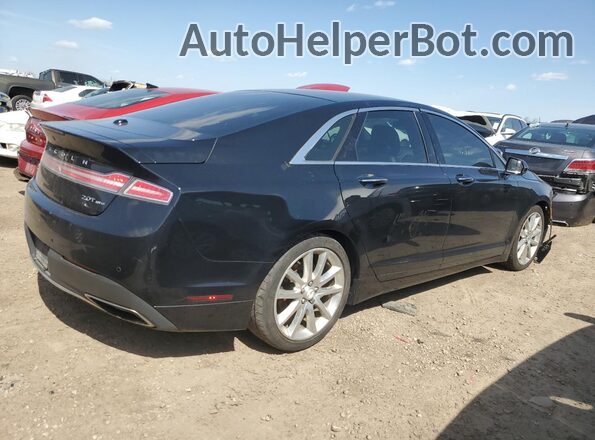 3LN6L5B92JR601482 2018 LINCOLN MKZ Черный Задняя правая четверть
