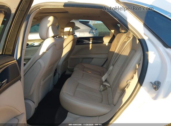 3LN6L5LU2JR608855 2018 LINCOLN MKZ HYBRID White Widok naklejki z numerem VIN
