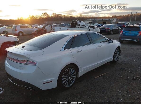 3LN6L5LU2JR608855 2018 LINCOLN MKZ HYBRID White Tył prawy