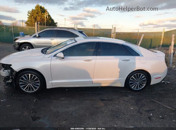 3LN6L5LU2JR608855 2018 LINCOLN MKZ HYBRID White 
