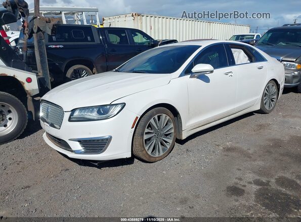 3LN6L5MU7HR630357 2017 LINCOLN MKZ HYBRID Белый Передняя левая четверть