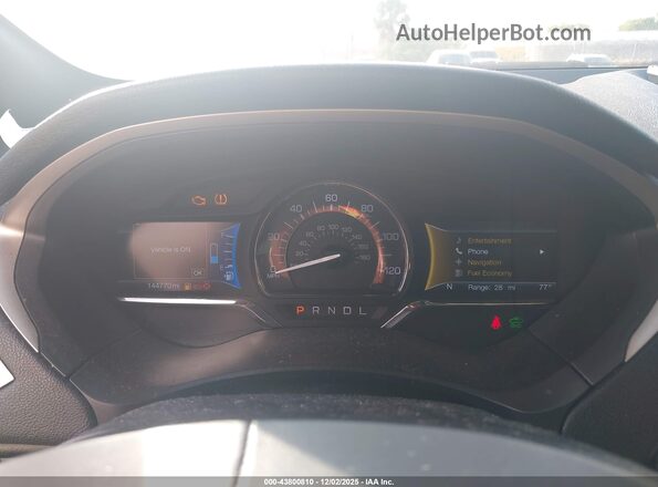 3LN6L5MUXHR636038 2017 LINCOLN MKZ HYBRID Silver Vista de los asientos traseros
