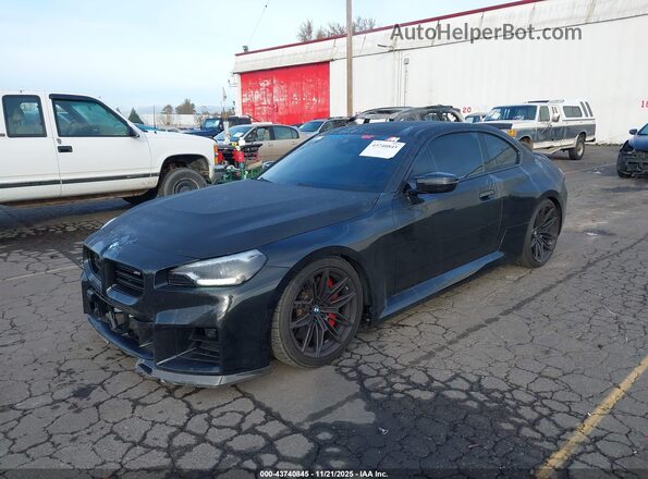 3MF13DM02P8D53723 2023 BMW M2 Черный Передняя левая четверть