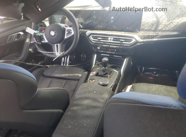 3MF13DM07P8C94085 2023 BMW M2 Blue Dashboard view