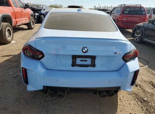 3MF13DM09R8E68077 2024 BMW M2 Синий Вид сзади