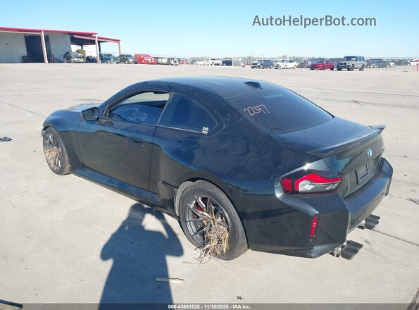 3MF13DM09R8E82836 2024 BMW M2 Черный Задняя левая четверть