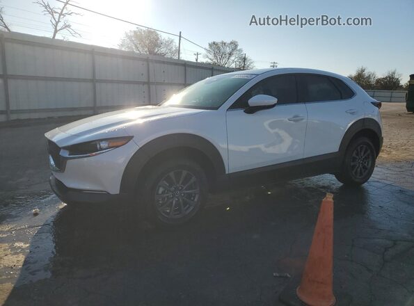 3MVDMBAM4SM842390 2025 MAZDA CX-30 White წინა მარცხენა ხედი სამი მეოთხედიდან