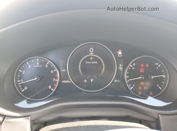 3MVDMBBM0RM687149 2024 MAZDA CX-30 Blue Widok zestawu wskaźników
