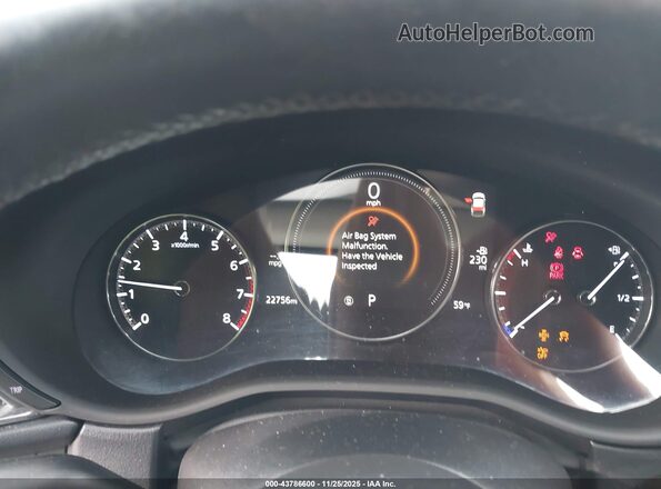 3MVDMBCL5NM445683 2022 MAZDA CX-30 Black Widok tylnych siedzeń