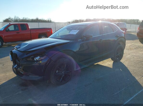 3MVDMBDY5MM255813 2021 MAZDA CX-30 Dark Blue Передняя левая четверть