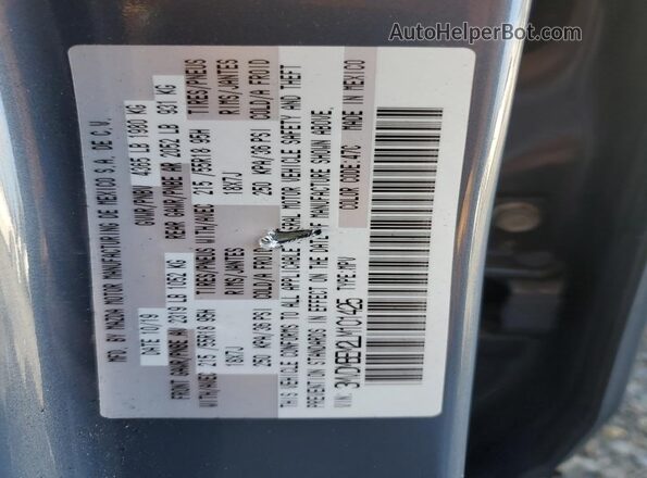 3MVDMBEM2LM101425 2020 MAZDA CX-30 Gray Widok naklejki z numerem VIN