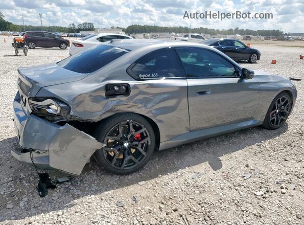 3MW43CM09S8F24595 2025 BMW M2 Серый Задняя правая четверть