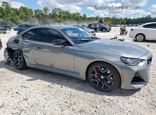 3MW43CM09S8F24595 2025 BMW M2 Серый Передняя правая четверть
