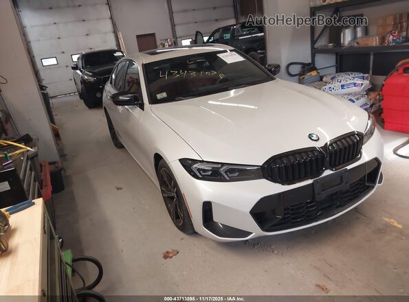 3MW49FF03R8E72825 2024 BMW M3 White Przód prawy