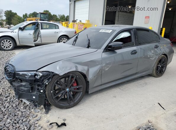 3MW49FF05P8D52635 2023 BMW M3 Серебряный Передняя левая четверть