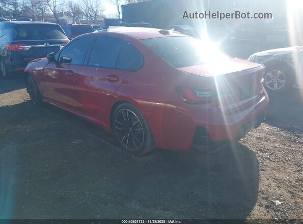 3MW49FF06R8E79347 2024 BMW M3 Red Rear left