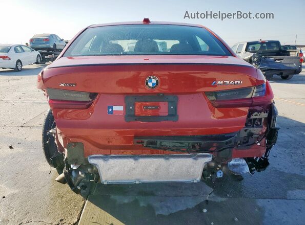 3MW49FF07P8D36601 2023 BMW M3 Красный Вид салона спереди