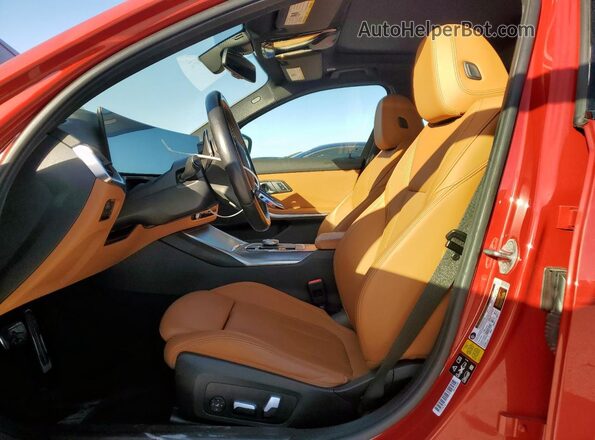 3MW49FF07P8D36601 2023 BMW M3 Красный Вид панели приборов