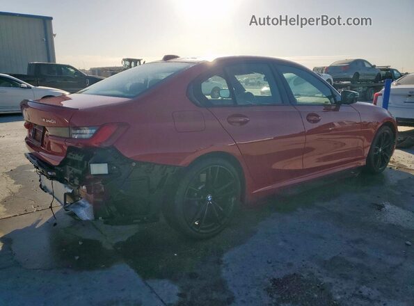 3MW49FF07P8D36601 2023 BMW M3 Красный Передняя правая четверть