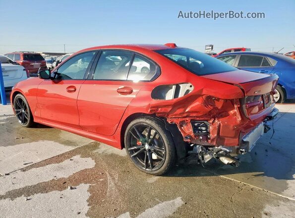 3MW49FF07P8D36601 2023 BMW M3 Красный Задняя правая четверть