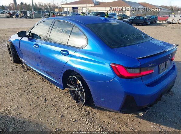3MW49FF07R8D94825 2024 BMW M3 Blue Задня ліва чверть