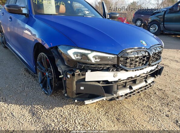 3MW49FF07R8D94825 2024 BMW M3 Blue Вид спереду