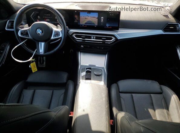 3MW49FS01R8D90310 2024 BMW M3 Белый Вид панели приборов