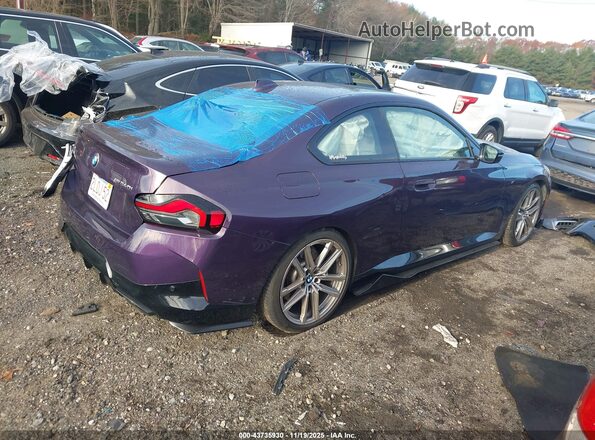 3MW53CM05N8C18017 2022 BMW M2 Фиолетовый Задняя правая четверть