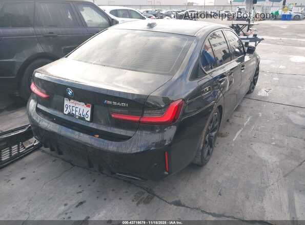 3MW59FT00S8F20599 2025 BMW M3 Black Задня права чверть