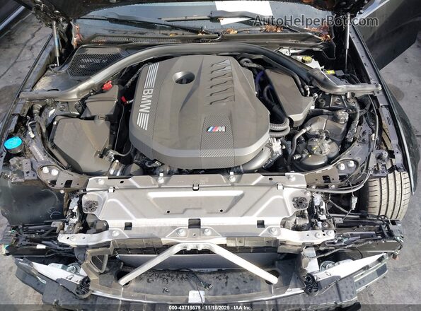 3MW59FT00S8F20599 2025 BMW M3 Black Вид ззаду