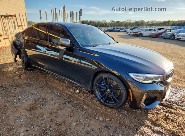 3MW5U7J04M8B55693 2021 BMW M3 Black Delantero derecho