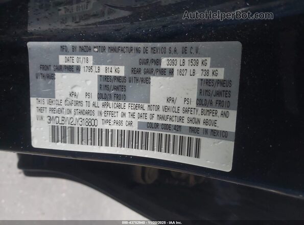 3MYDLBYV2JY318800 2018 TOYOTA YARIS IA Черный Вид подкапотного пространства