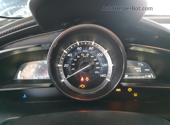 3MYDLBYV3HY189377 2017 TOYOTA YARIS Blue Instrument cluster view