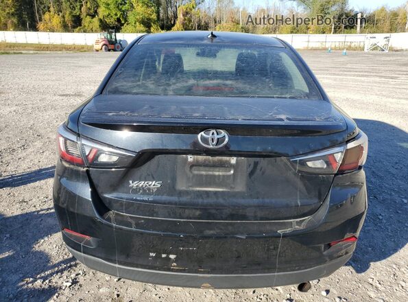 3MYDLBYV7KY516306 2019 TOYOTA YARIS Black უკანა ხედი