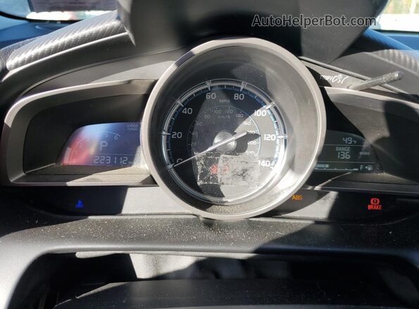 3MYDLBYV7KY516306 2019 TOYOTA YARIS Black ხელსაწყოთა პანელის ხედი