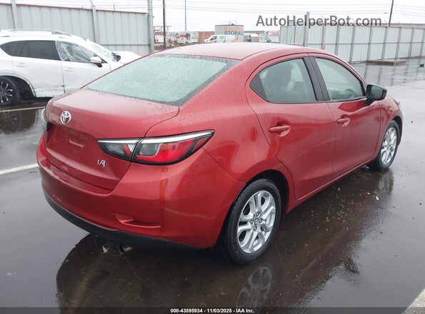 3MYDLBYVXHY171622 2017 TOYOTA YARIS IA Красный Задняя правая четверть
