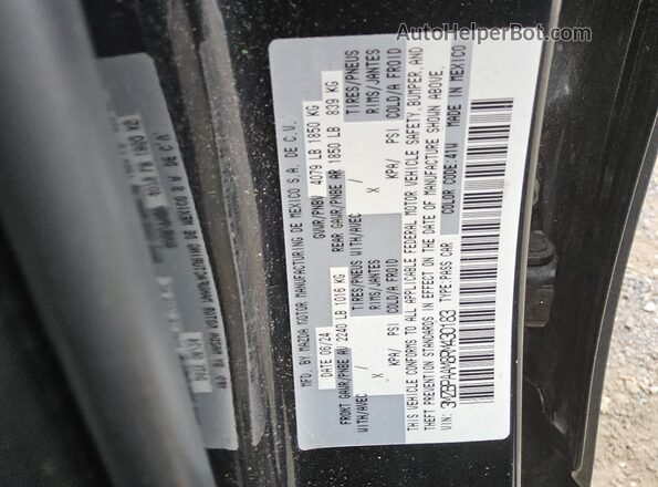 3MZBPAAM8RM430183 2024 MAZDA 3 Черный Вид подкапотного пространства