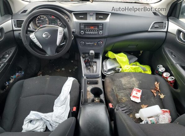 3N1AB7AP2HY403016 2017 NISSAN SENTRA Белый Вид панели приборов