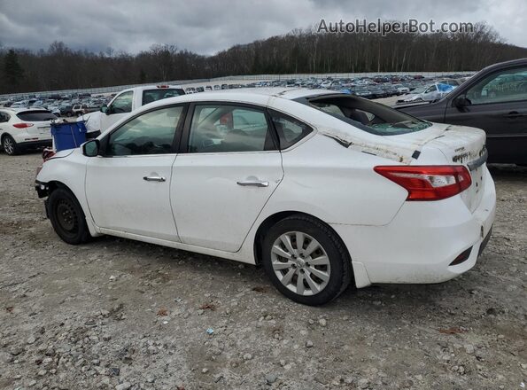 3N1AB7AP2HY403016 2017 NISSAN SENTRA Белый Задняя левая четверть