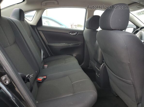 3N1AB7AP6GY255404 2016 NISSAN SENTRA Black Հետևի նստատեղերի տեսք