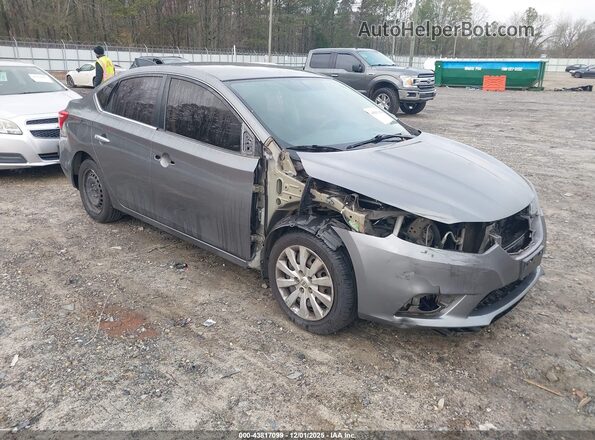 3N1AB7AP7GY309101 2016 NISSAN SENTRA Gray Przód prawy