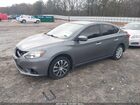 2016 Nissan Sentra Sv Gray vin: 3N1AB7AP7GY309101