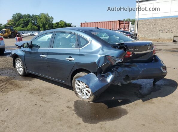 3N1AB7AP9GY293595 2016 NISSAN SENTRA Blue Trasero izquierdo