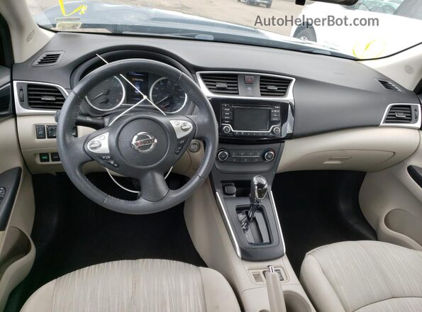 3N1AB7AP9GY293595 2016 NISSAN SENTRA Blue Vista del salpicadero