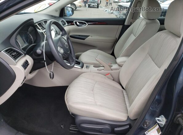 3N1AB7AP9GY293595 2016 NISSAN SENTRA Blue Vista interior delantera