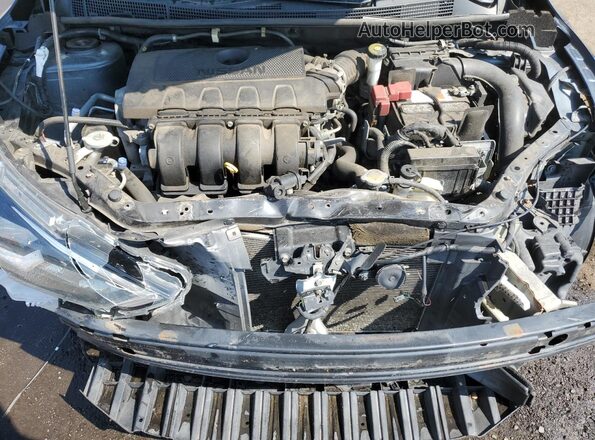 3N1AB7AP9GY293595 2016 NISSAN SENTRA Blue Vista interior trasera