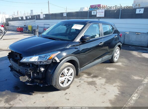 3N1CP5BV1PL532226 2023 NISSAN KICKS Черный Передняя левая четверть
